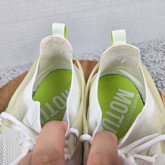 Vivobarefoot Men 44 Motus Strength Bright White Grey Minimalist Training Shoe - Picture 11 of 12